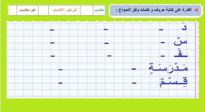 رائز التقويم التشخيصي عربية المستوى الأول 2021 2022 رائز التقويم التشخيصي عربية المستوى الأول 2021 2022