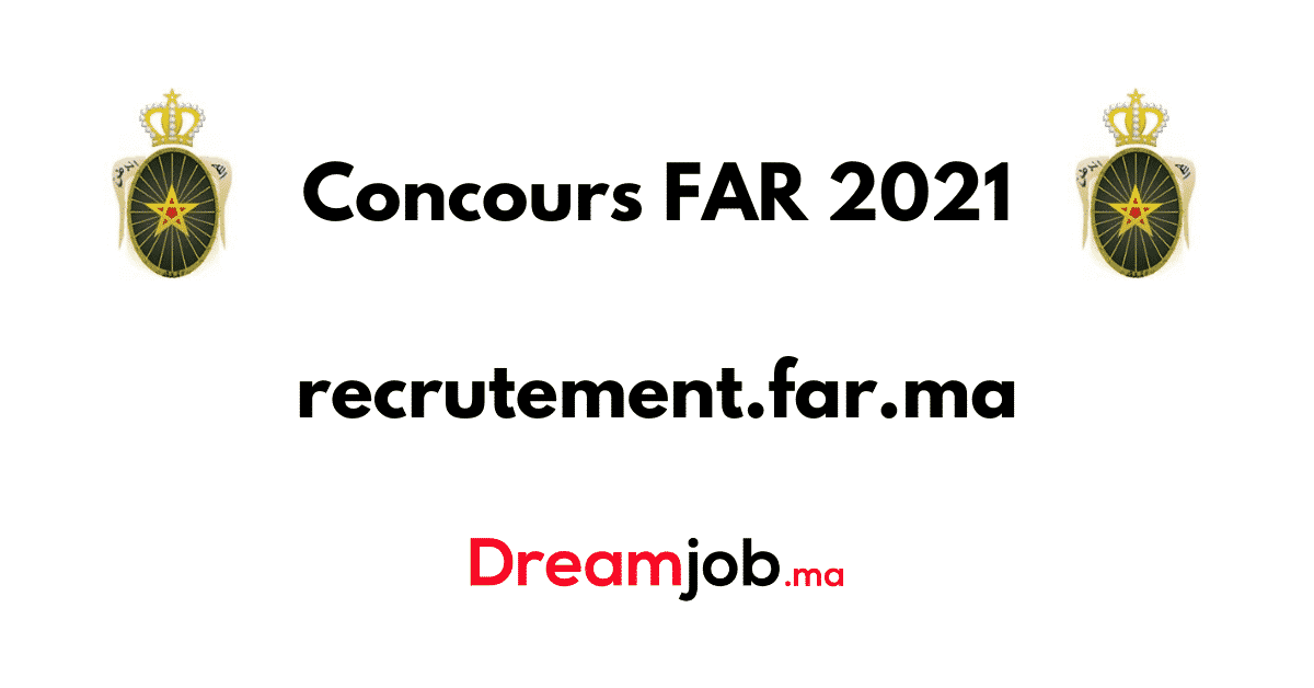 concours recrutement far ma