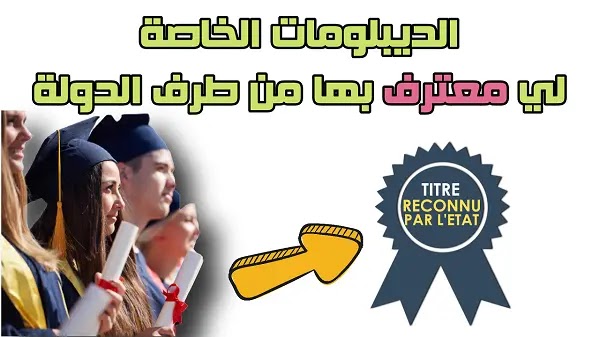 مؤسسات التعليم العالي الخاص المعترف بمعادلة شواهدها للشواهد الوطنية بالمغرب