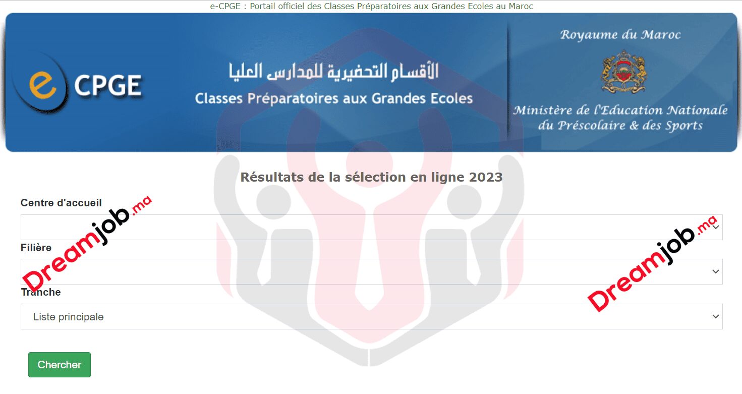 Résultats CPGE 2024/2023 Classes Préparatoires Au Maroc